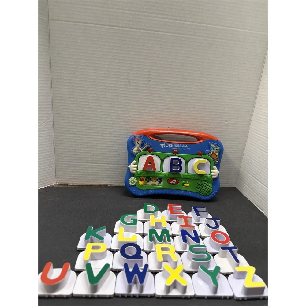 LEAP FROG WORD WHAMMER Electronic Magnetic Fridge Phonics Set - 26 Letters A-Z